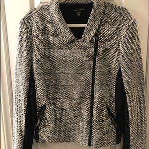 Willi Smith Tweed Angle Zipper Jacket XL